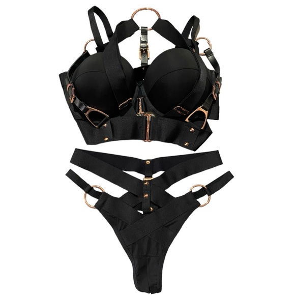 Honey Birdette Intimates & Sleepwear Honey Birdette Carter Black